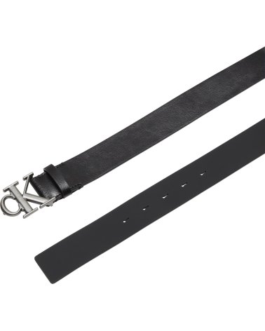 Calvin Klein ceinture en cuir avec boucle monogramme