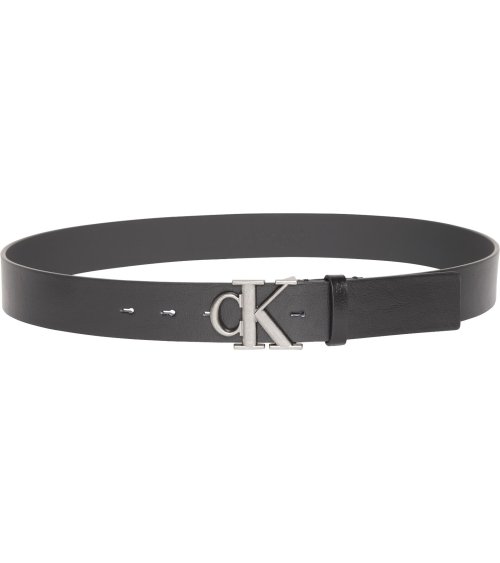 Calvin Klein ceinture en cuir avec boucle monogramme