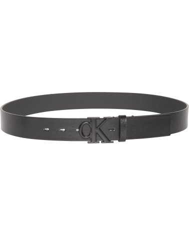 Calvin Klein cinturón de cuero con hebilla de monograma