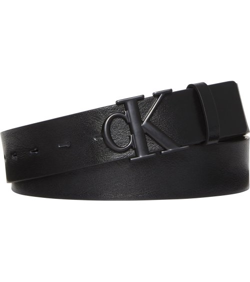 Calvin Klein ceinture en cuir avec boucle monogramme