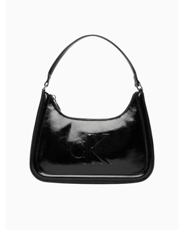 Calvin Klein Bolsa de Hombro Bold CK Metallic