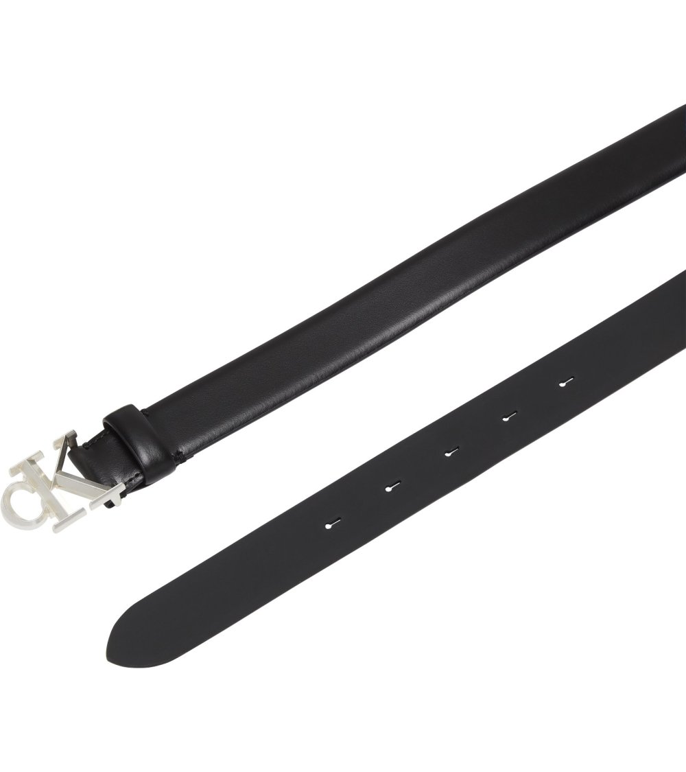 Cintura in pelle Calvin Klein con fibbia metallica