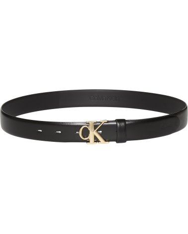 Cinturón de piel Calvin Klein hebilla metálica
