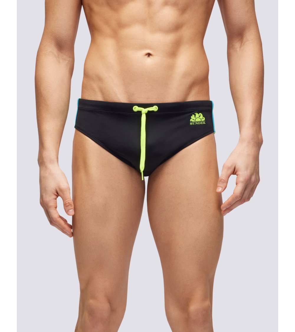 Sundek swim brief with drawstring