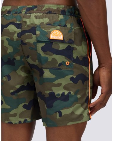Sundek kurzer Badeshorts Camouflage