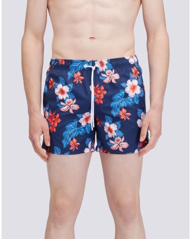 Sundek slip mare con motivo floreale