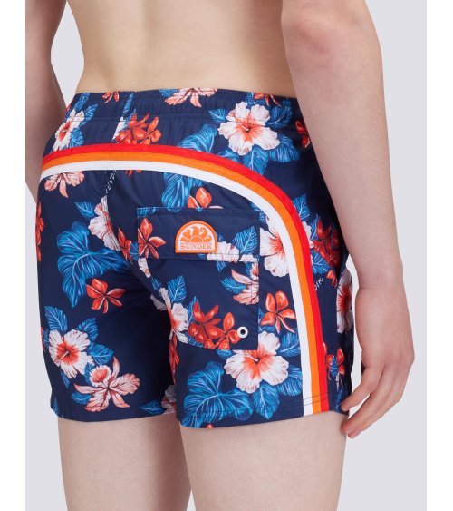 Sundek Bade-Slip mit floralem Muster