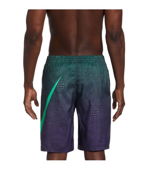 Nike Badeanzug mit geometrischem Druck