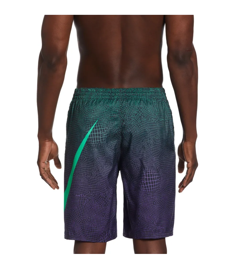 Nike Badeanzug mit geometrischem Druck