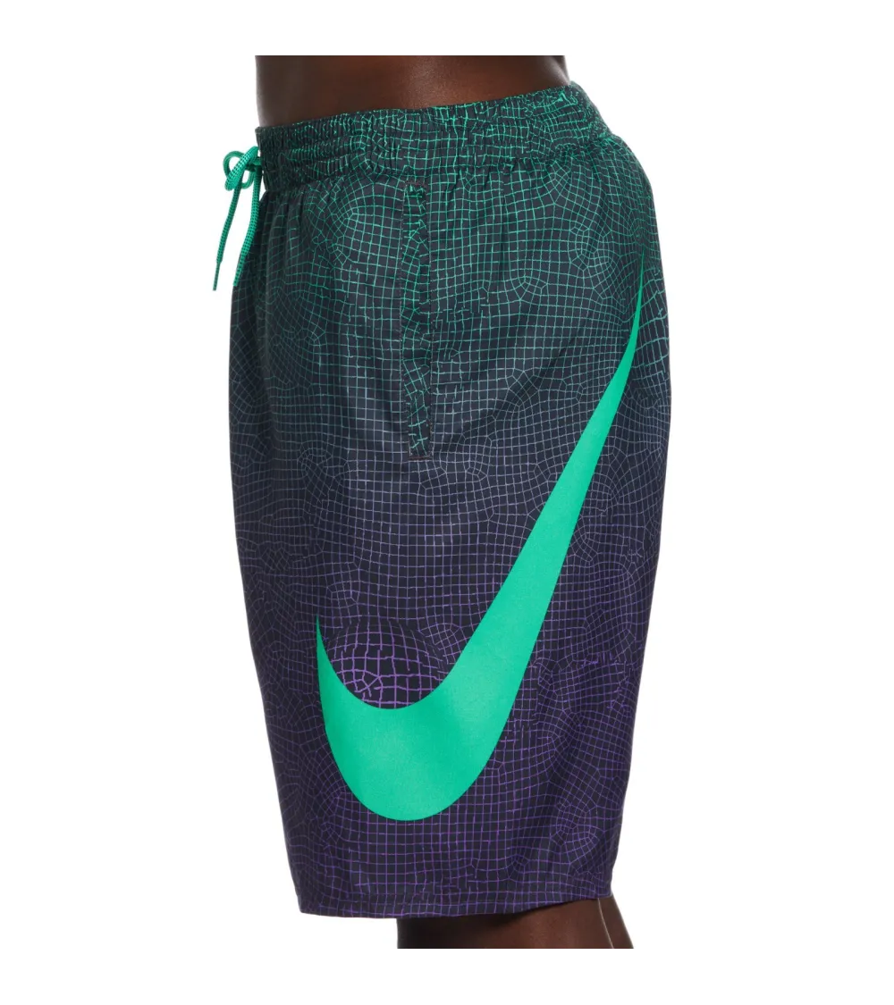 Nike Badeanzug mit geometrischem Druck