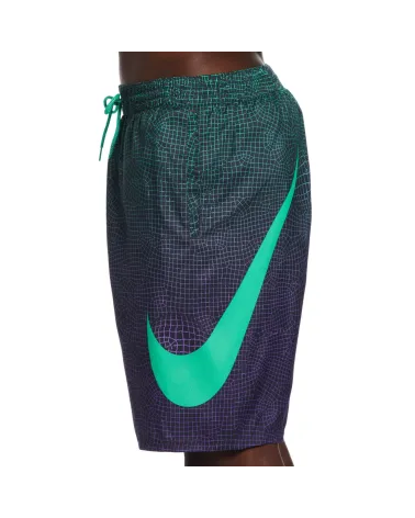 Nike Badeanzug mit geometrischem Druck