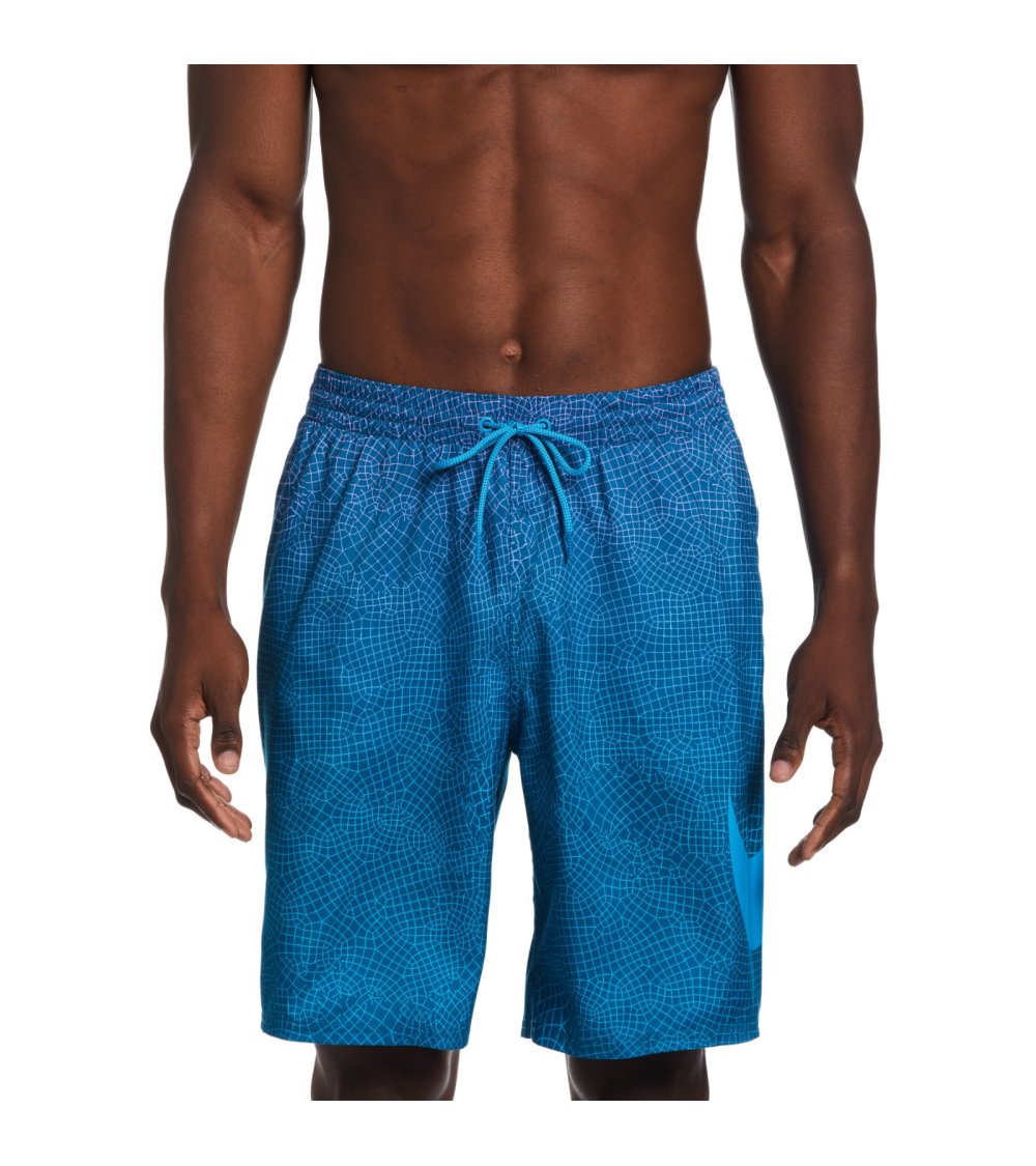 Nike Badeanzug mit geometrischem Druck