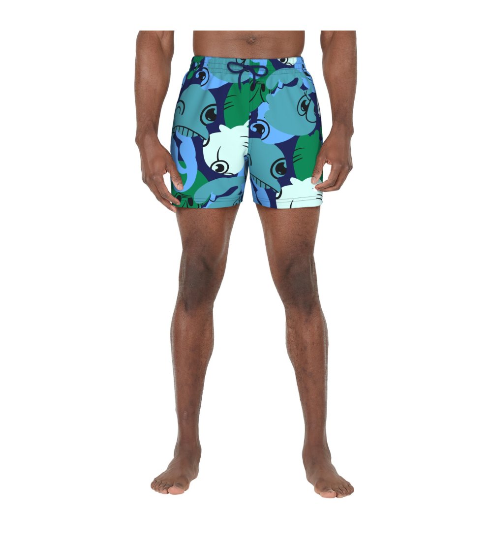 Nike swim brief with graphic print