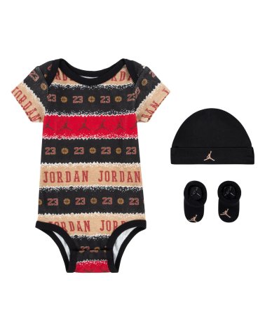 Nike baby bodysuit, hat, and shoes set