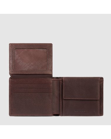 Piquadro billetera slim bifold de piel