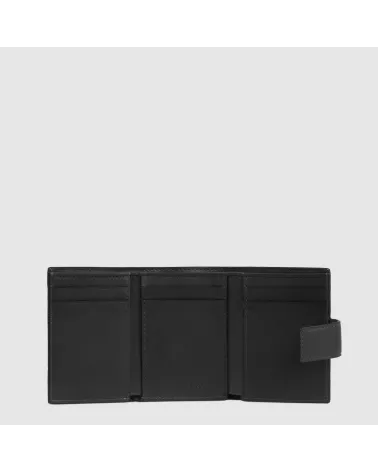 Piquadro Slim-Geldbörse Verschluss
