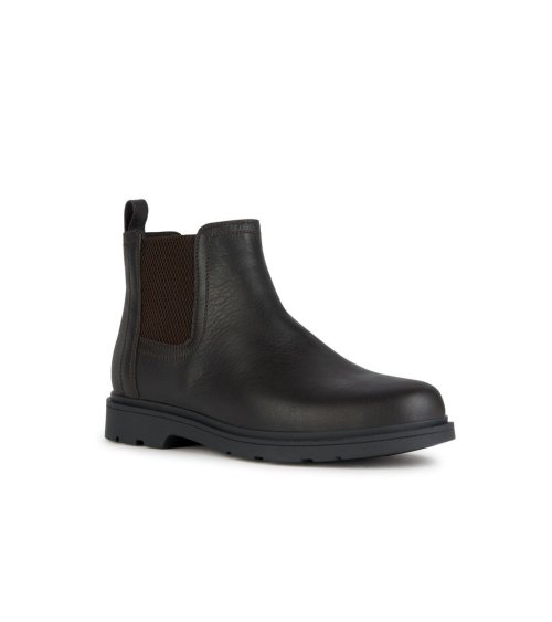 Geox botas cuero inserciones tela