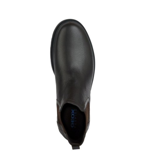 Geox Stiefel Leder Stoffeinsätze