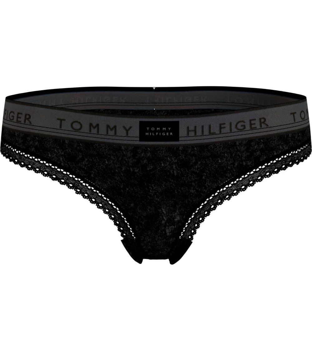 Tommy Hilfiger culotte con pizzo e fascia logo