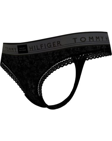 Tommy Hilfiger culottes con encaje y banda logo