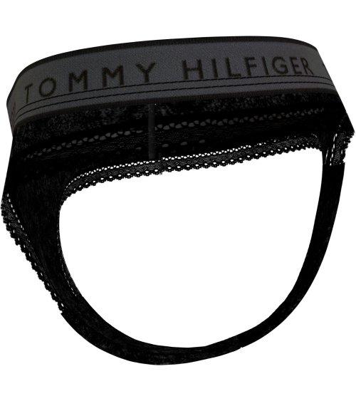 Tommy Hilfiger culottes con encaje y banda logo