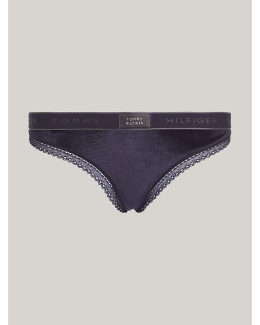 Tommy Hilfiger culottes con encaje y banda logo