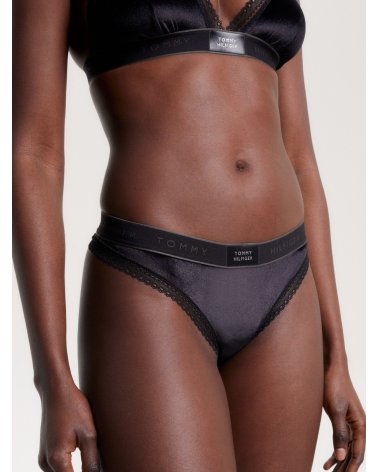 Tommy Hilfiger culotte con pizzo e fascia logo