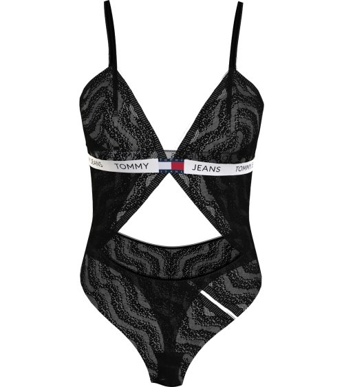 Tommy Hilfiger Spitzenbody mit V-Ausschnitt