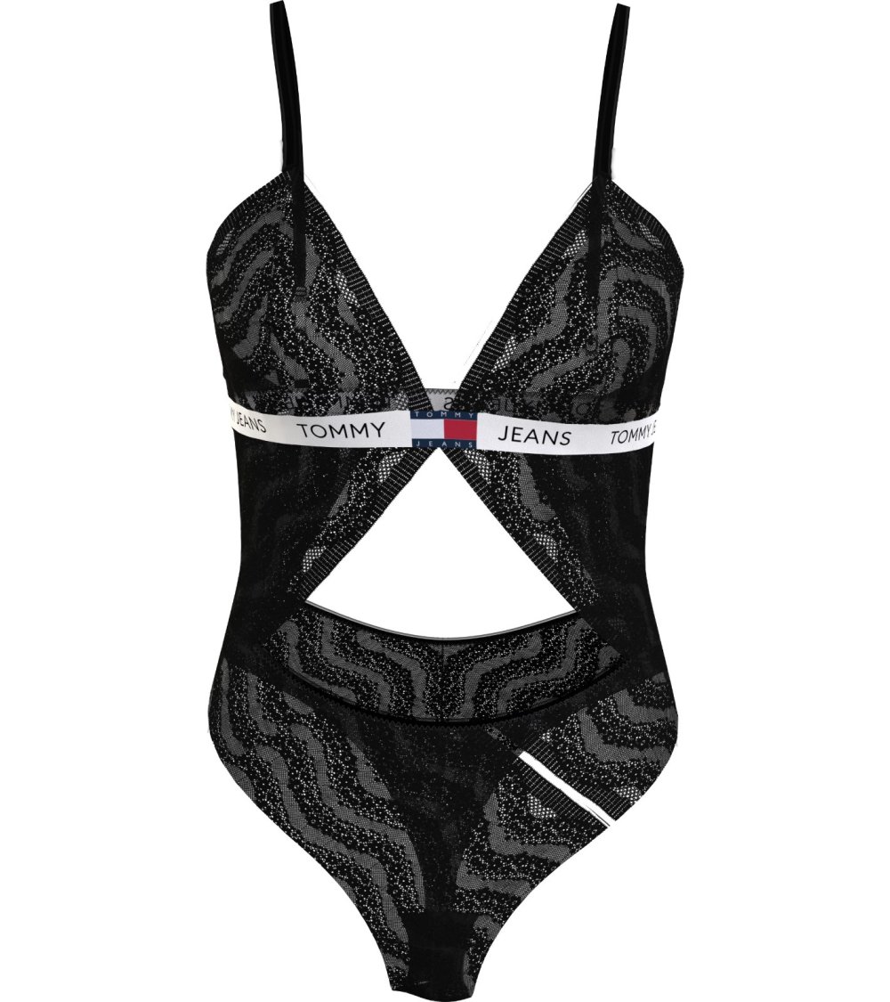 Body de encaje Tommy Hilfiger con escote en V