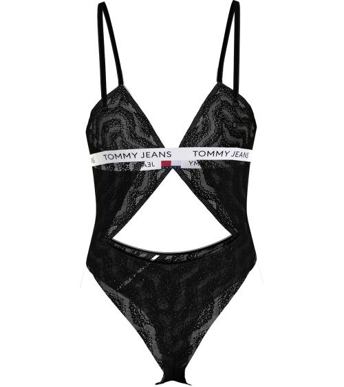 Tommy Hilfiger body in pizzo con scollatura a V