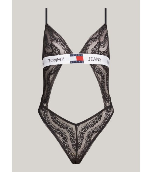 Body de encaje Tommy Hilfiger con escote en V