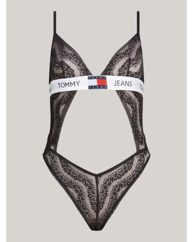Body de encaje Tommy Hilfiger con escote en V