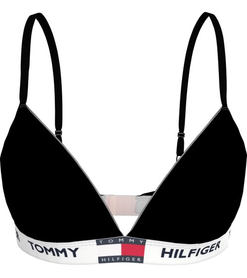 Top bikini triangular Tommy Hilfiger logo