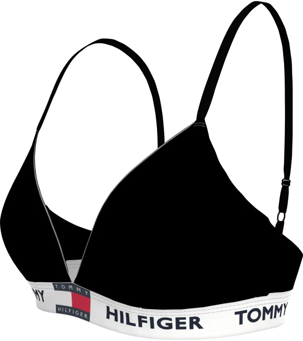 Top bikini triangulaire Tommy Hilfiger logo