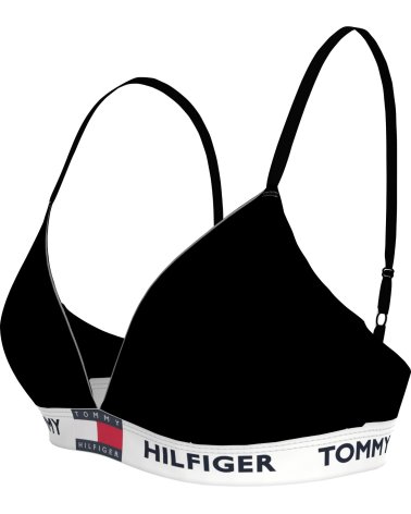 Top bikini triangulaire Tommy Hilfiger logo
