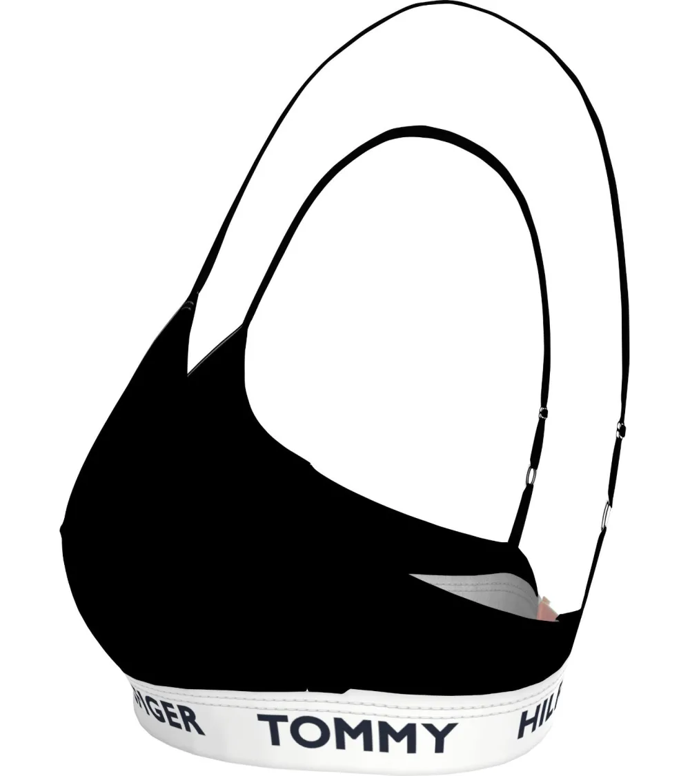 Top bikini triangular Tommy Hilfiger logo