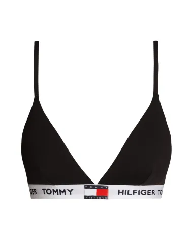 Top bikini triangulaire Tommy Hilfiger logo