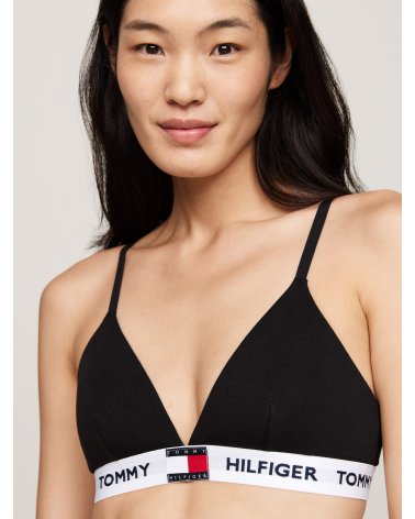 Top bikini triangular Tommy Hilfiger logo