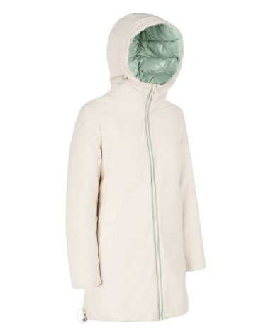 Geox coat with zip and hood