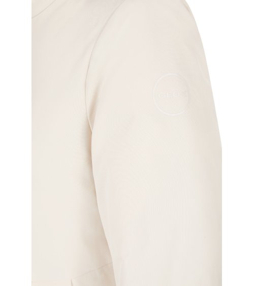 Geox cappotto con zip e cappuccio
