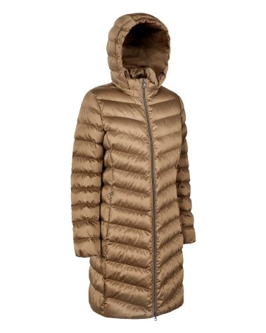 Geox cappotto lungo con zip e cappuccio