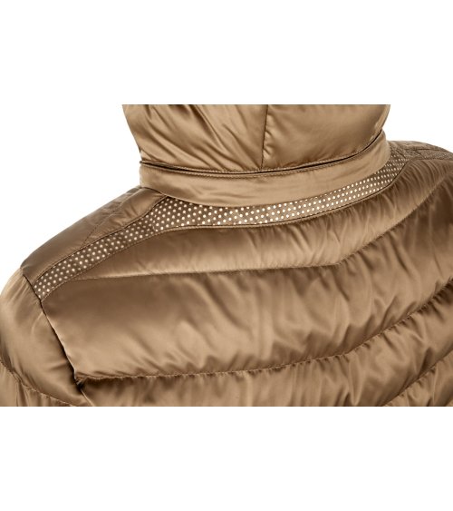 Geox long coat with zip and hood