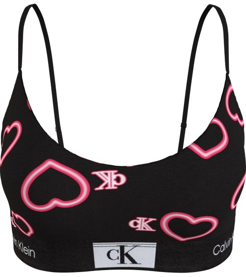 Calvin Klein bralette estampado corazones