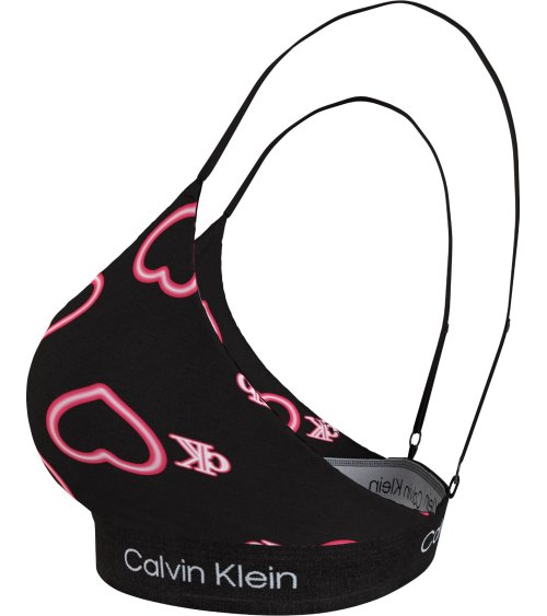 Calvin Klein bralette estampado corazones