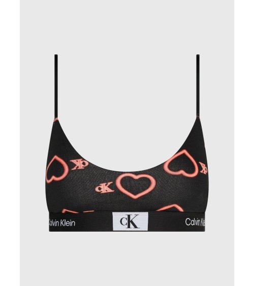 Calvin Klein heart print bralette
