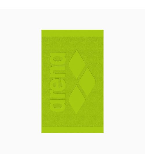 Arena asciugamano jacquard con logo in rilievo