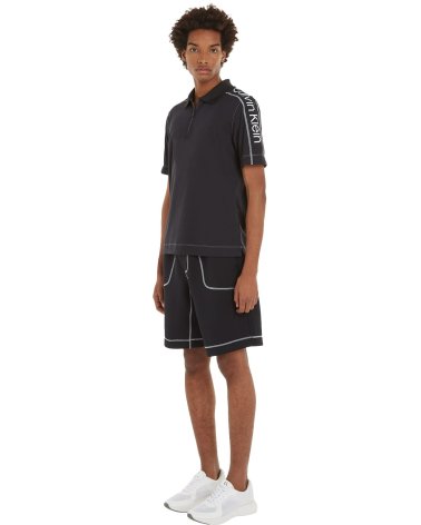 T-shirt polo Calvin Klein à manches courtes