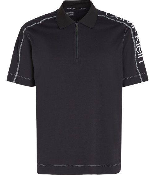 T-shirt polo Calvin Klein à manches courtes