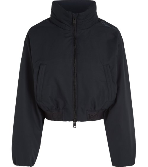 Calvin Klein manteau court avec col montant