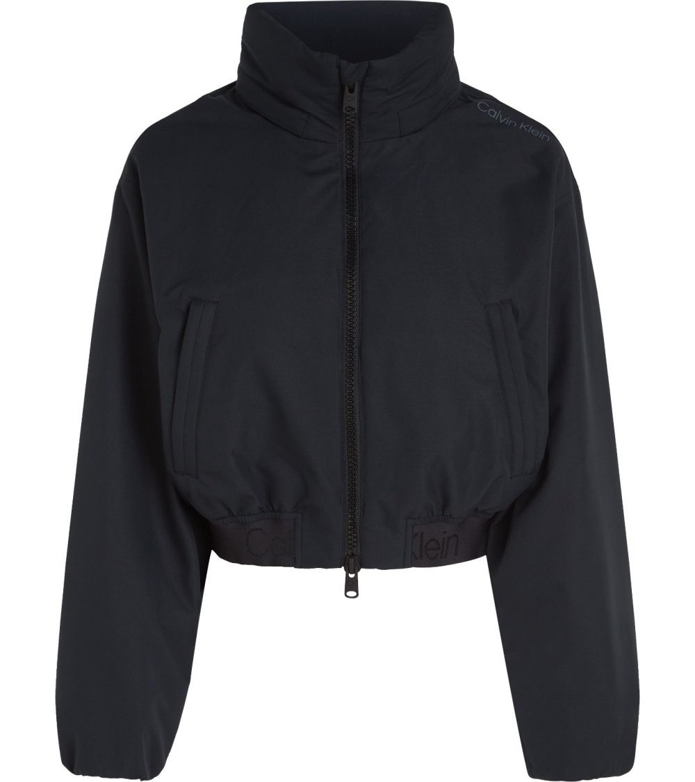 Calvin Klein manteau court avec col montant